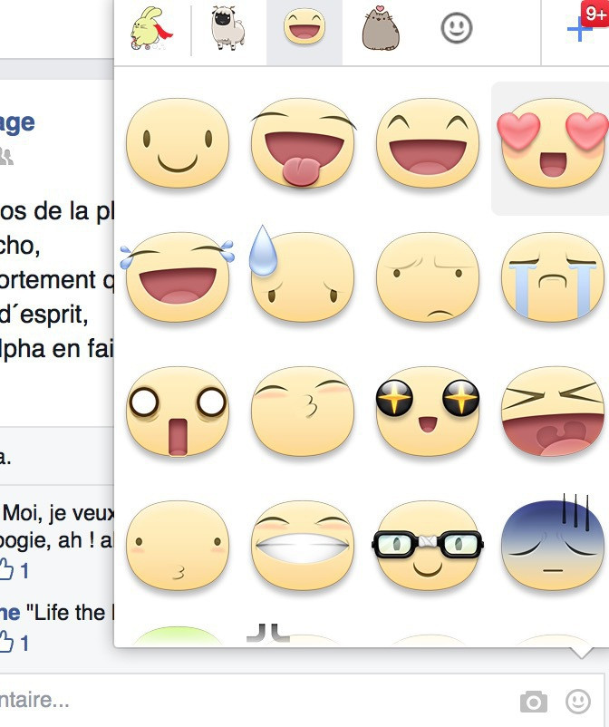 Facebook : Les stickers débarquent dans les commentaires !