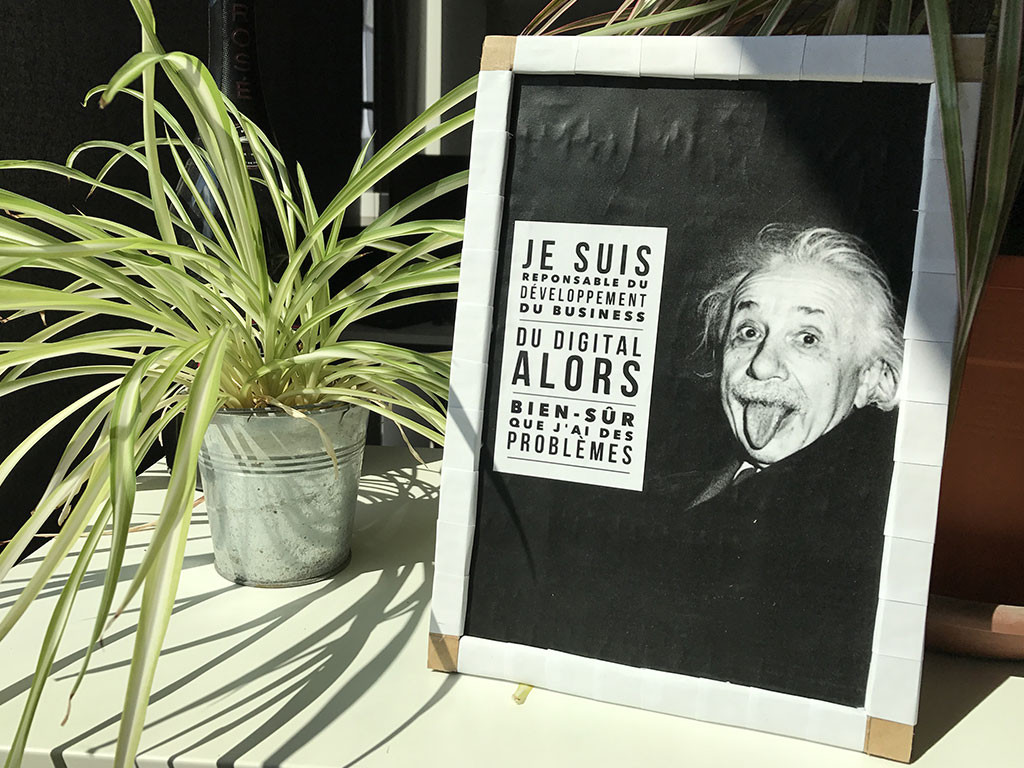 Faire un cadre de déco pour le boulot