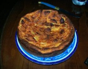 Far breton aux pommes caramélisées