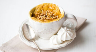 Fêter l’épiphanie avec un mug-cake à la frangipane