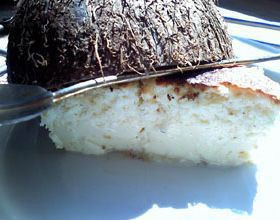 Flan à la noix de coco