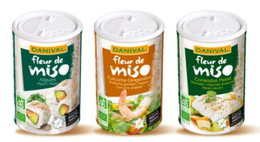 « Fleur de Miso » : Danival crée le miso à saupoudrer à travers 3 saveurs originales & naturelles