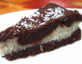 Fondant chocolat au coeur coco