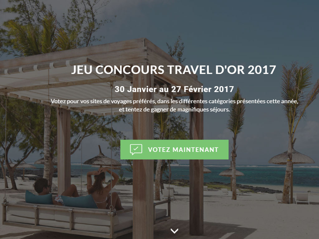 Gagnez un voyage à l&rsquo;ile Maurice ou des billets avion A/R pour Tahiti
