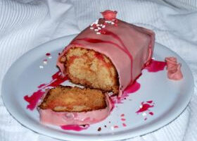 Gâteau à la rose