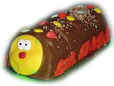 Gâteau au chocolat et aux smarties