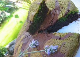 Gateau choco-pistaches