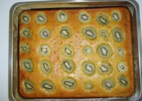 Gâteau aux kiwis