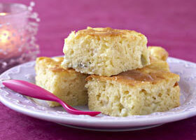 Gâteau pomme rhubarbe