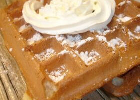 Gaufre spéciale « Fête foraine »