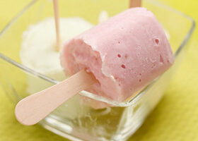 Glace à la fraise maison