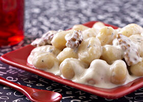 Gnocchis au gorgonzola et aux noix