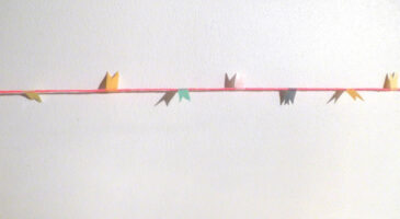 Guirlande en Masking tape