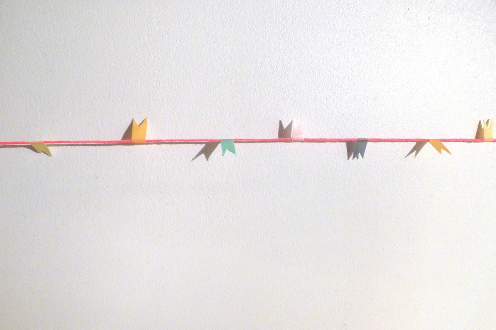 Guirlande en Masking tape