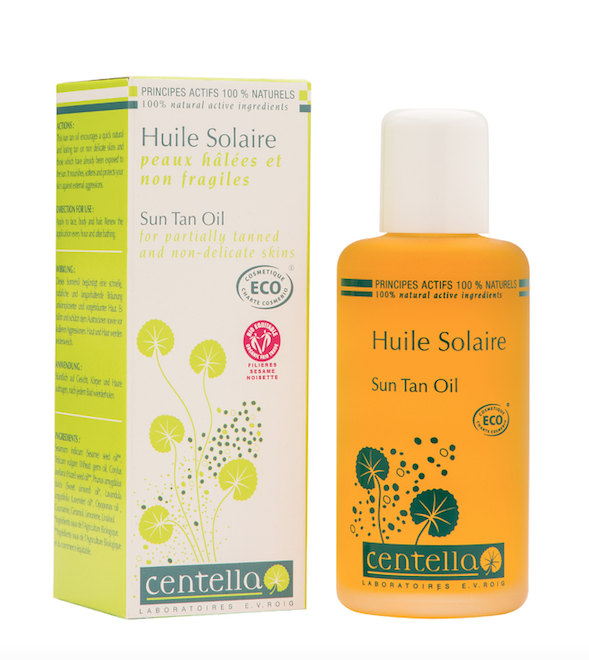 Hâlée au soleil…avec l&rsquo;huile solaire Centella !