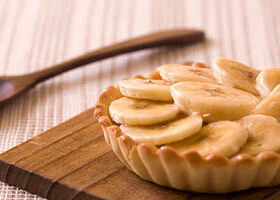 Tartelettes à la banane sans gluten et sans lactose
