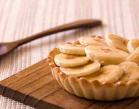 Tartelettes à la banane sans gluten et sans lactose