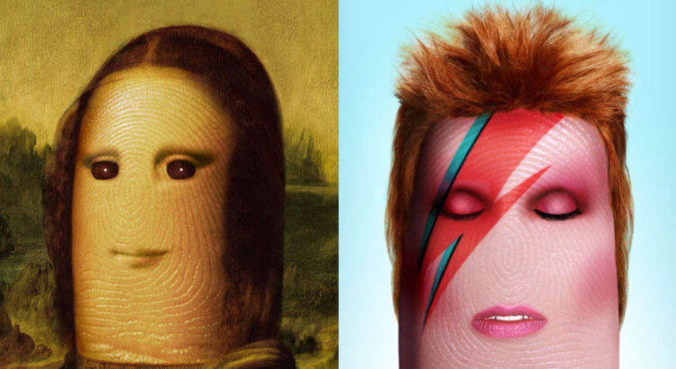 Il recrée des visages célèbres sur des doigts