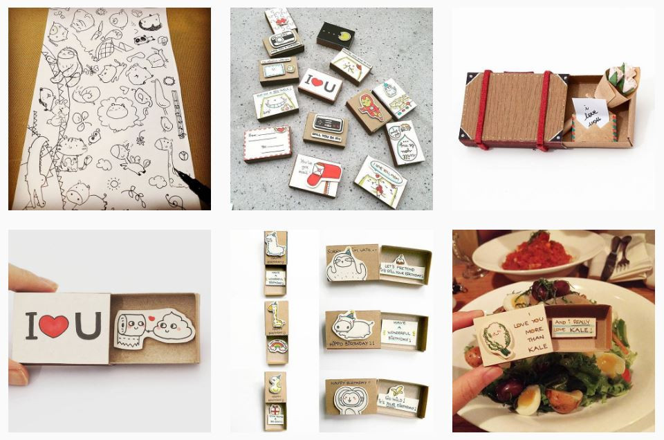 Insolite : un artiste transforme des boites d&rsquo;allumettes en adorables cartes en 3D