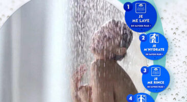 J&rsquo;ai testé le lait hydratant sous la douche.