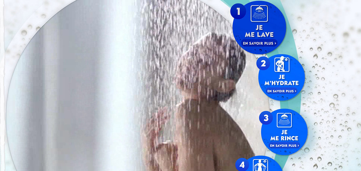 J&rsquo;ai testé le lait hydratant sous la douche.