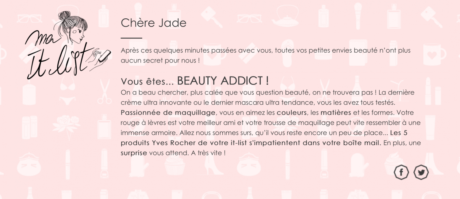 Je suis une beauty addict, et vous ? 