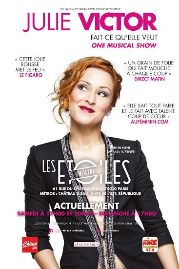 Julie Victor fait ce qu&rsquo;elle veut au Théâtre Les Etoiles