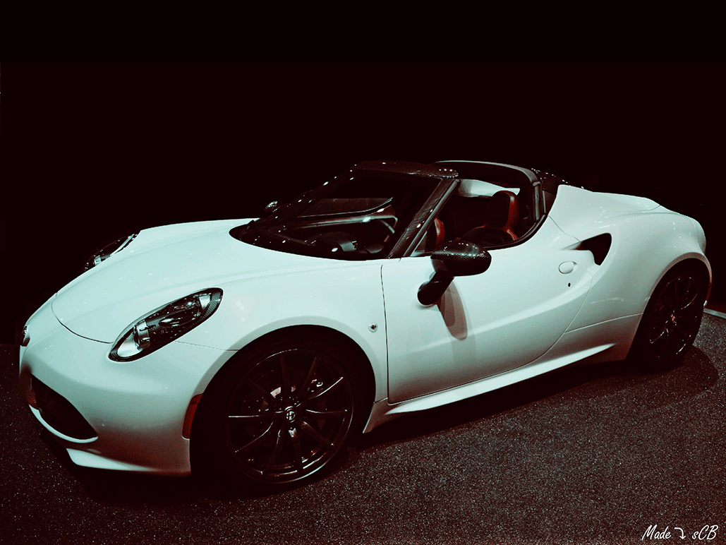 L’alfa Roméo 4C Spider, un joujou de luxe !