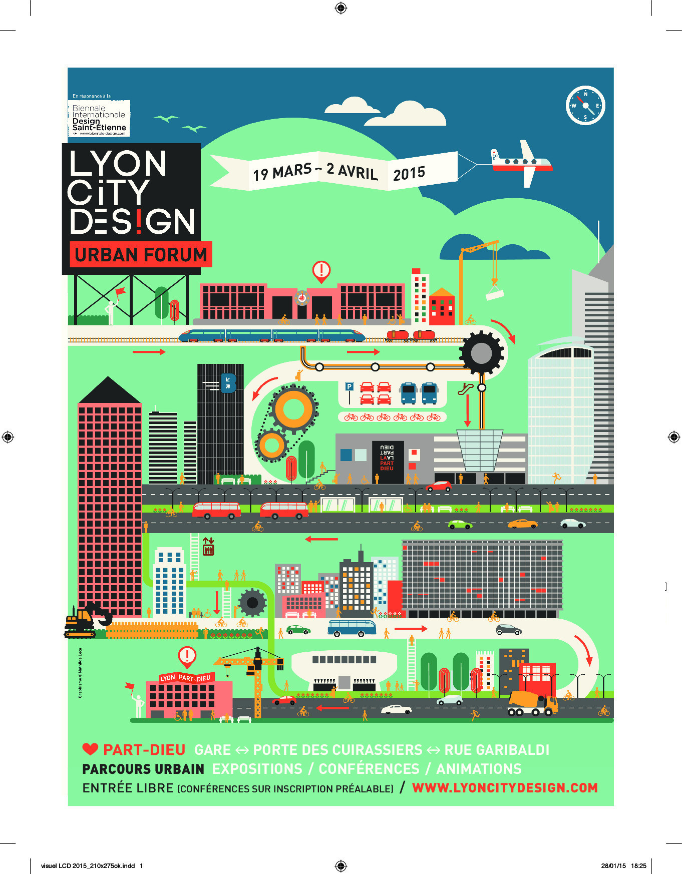 LYON CITY DESIGN Urban Forum : Rendez-vous du 19 mars au 2 avril dans le quartier Part-Dieu