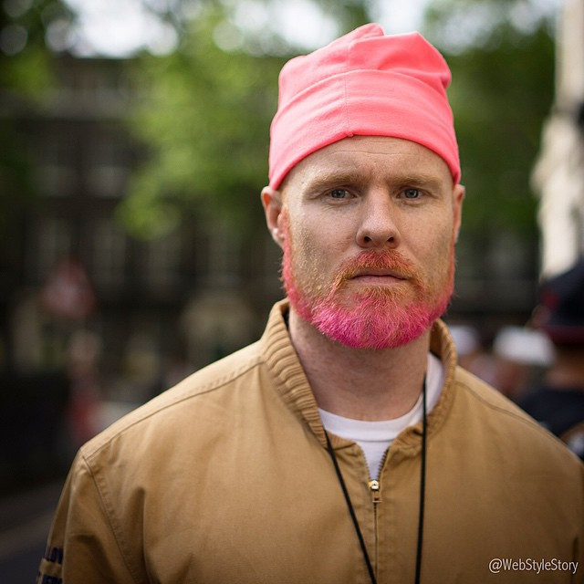 La barbe colorée, mon nouveau coup de coeur chez les mecs