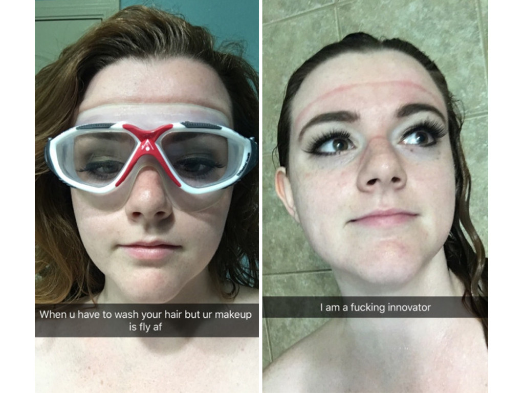 La super astuce de Tumblr pour ne pas ruiner son maquillage sous la douche