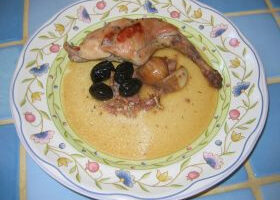 Lapin aux olives et aux senteurs de Provence