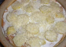 Gratin aux deux saumons et aux pommes de terre