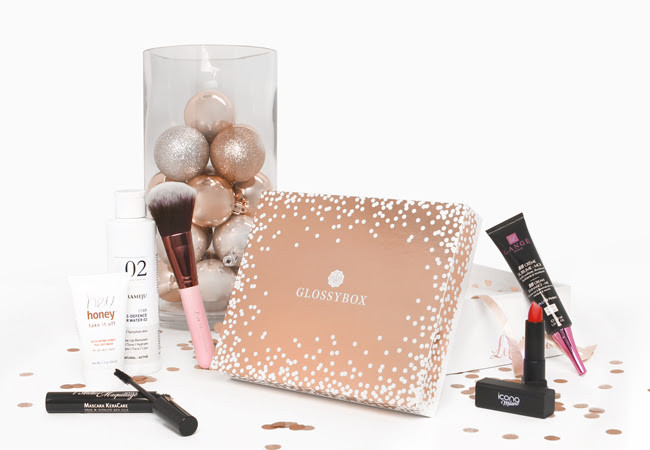 Le coffret de Noël Rose Gold de GlossyBox