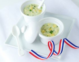 Le Quinotto vert écarlate  au Gruyère France fondant