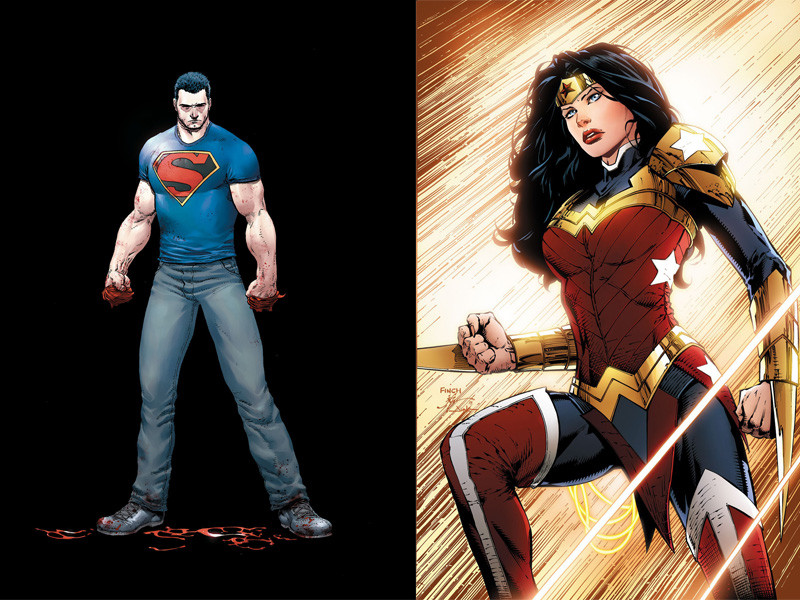 Le relooking de Wonder Woman et Superman