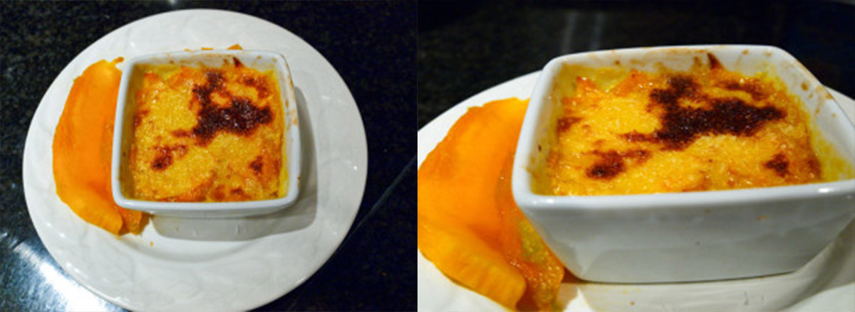 Le sabayon de mangue orange-coco