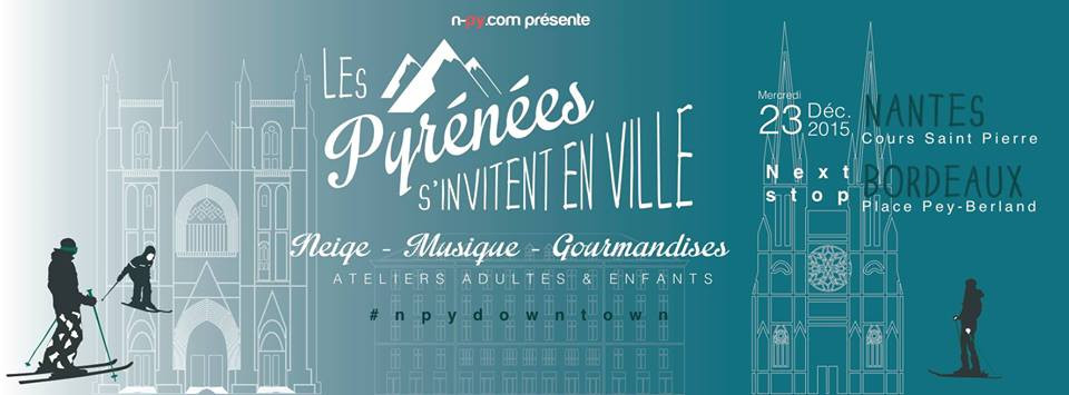 Les Pyrénées amènent la neige à Nantes le 23 décembre