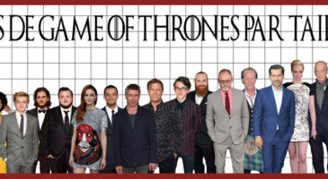 Les principaux acteurs de Game of Thrones classés par taille