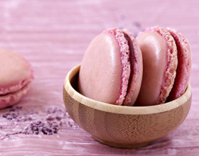 Macarons à la framboise