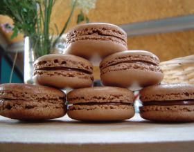 Macarons au nutella