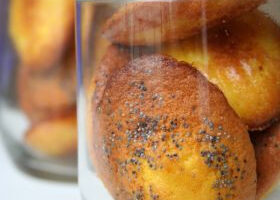 Madeleines aux graines de pavot