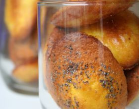 Madeleines aux graines de pavot