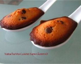 Madeleines aux pépites de chocolat sans gluten