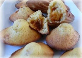 Madeleines Verveine au Coeur de Caramel Coulant