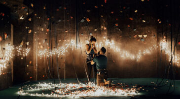 Magnifique demande en mariage par deux amoureux d&rsquo;escalade