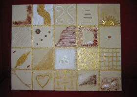 Toile : Marcher dans le sable….