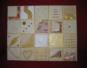 Toile : Marcher dans le sable….