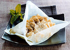 Méli-mélo de fruits en papillote