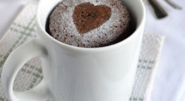 Mon goûter d’automne cocooning avec le mug-cake « financier »